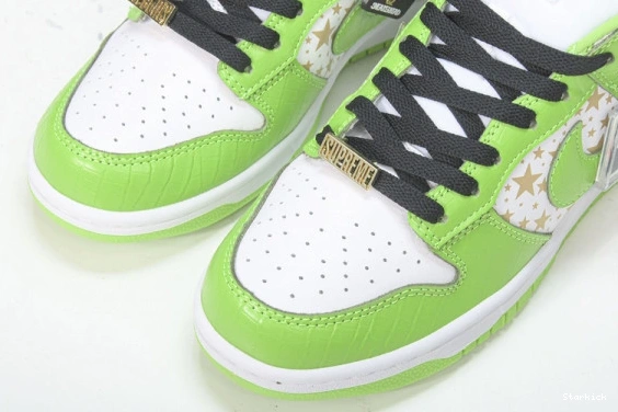 Nike Stars Low Mean Supreme DH3228-101 SB Green Dunk 0714